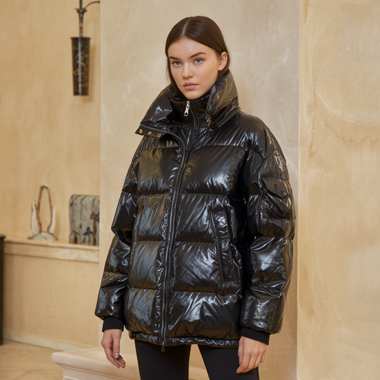 Winterkältemantel - Elegante Anorak mit Kapuze