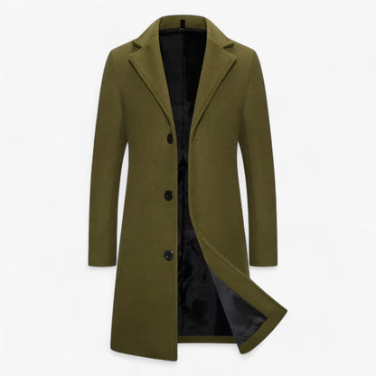 Lange Baumwolljacke - Elegant und geeignet für Business Casual Herren