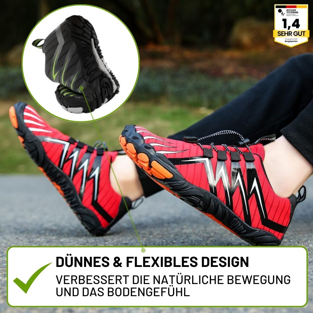 AeroX Pro - ergonomischer schmerzlindernder Barfußschuh für Entlastung bei Rückenschmerzen & Gelenkproblemen