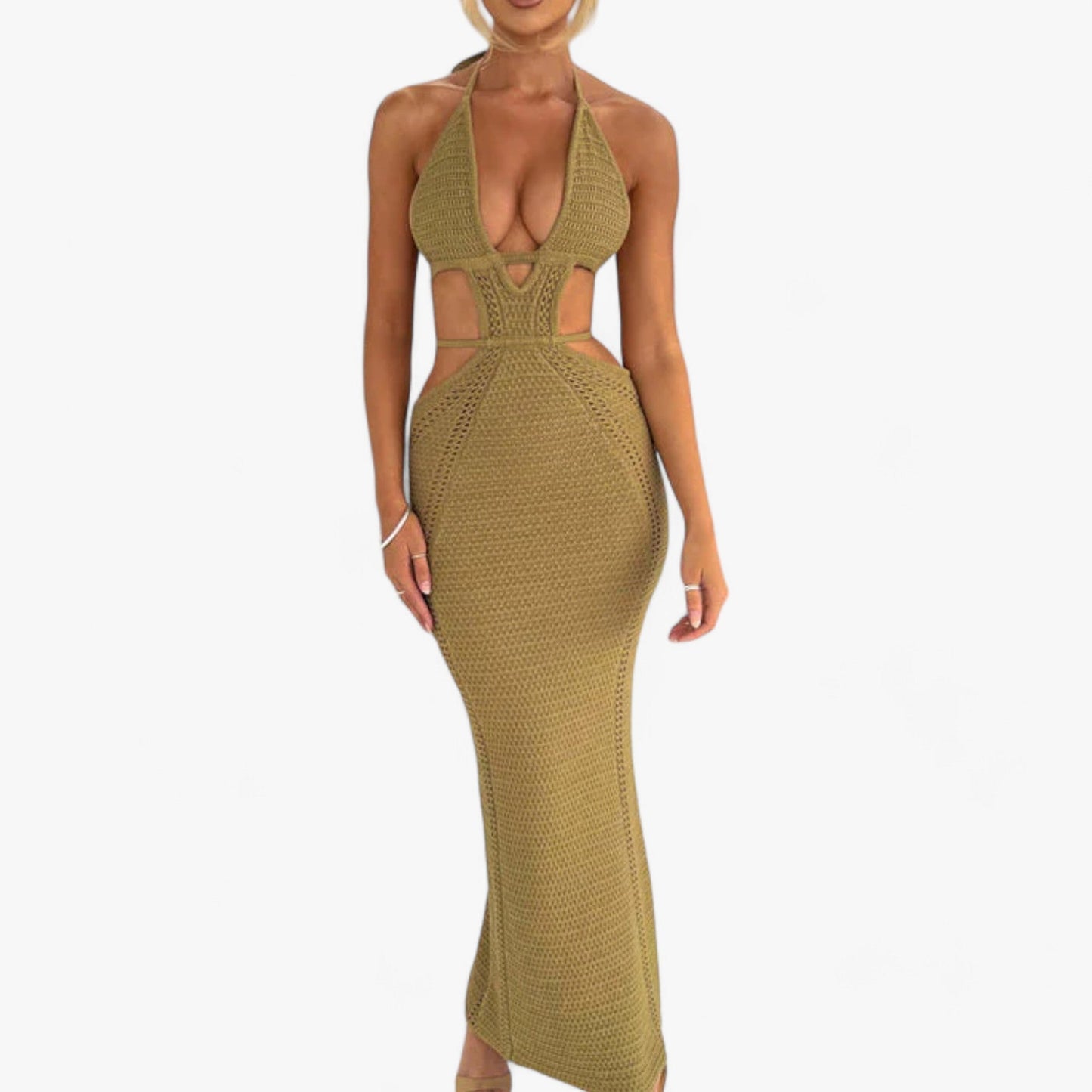 Lange Häkelkleid - Strahlt Eleganz und Komfort aus