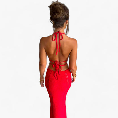 Lange Häkelkleid - Strahlt Eleganz und Komfort aus