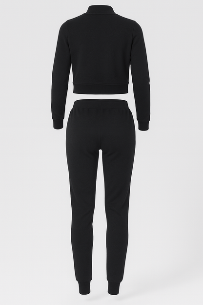 Visilisa | Damen Freizeit-Trainingsanzug mit Zip-Jacke und Jogginghose