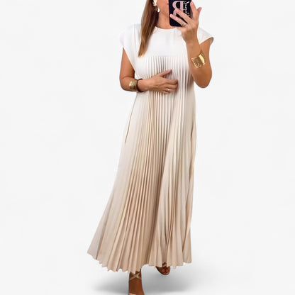 Aduana | Ärmelloses Kleid mit Eleganten Falten