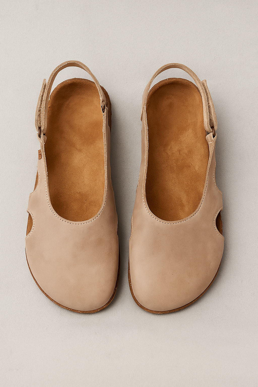 Ophelia | Keilsandalen aus Kunstleder mit Korkabsatz