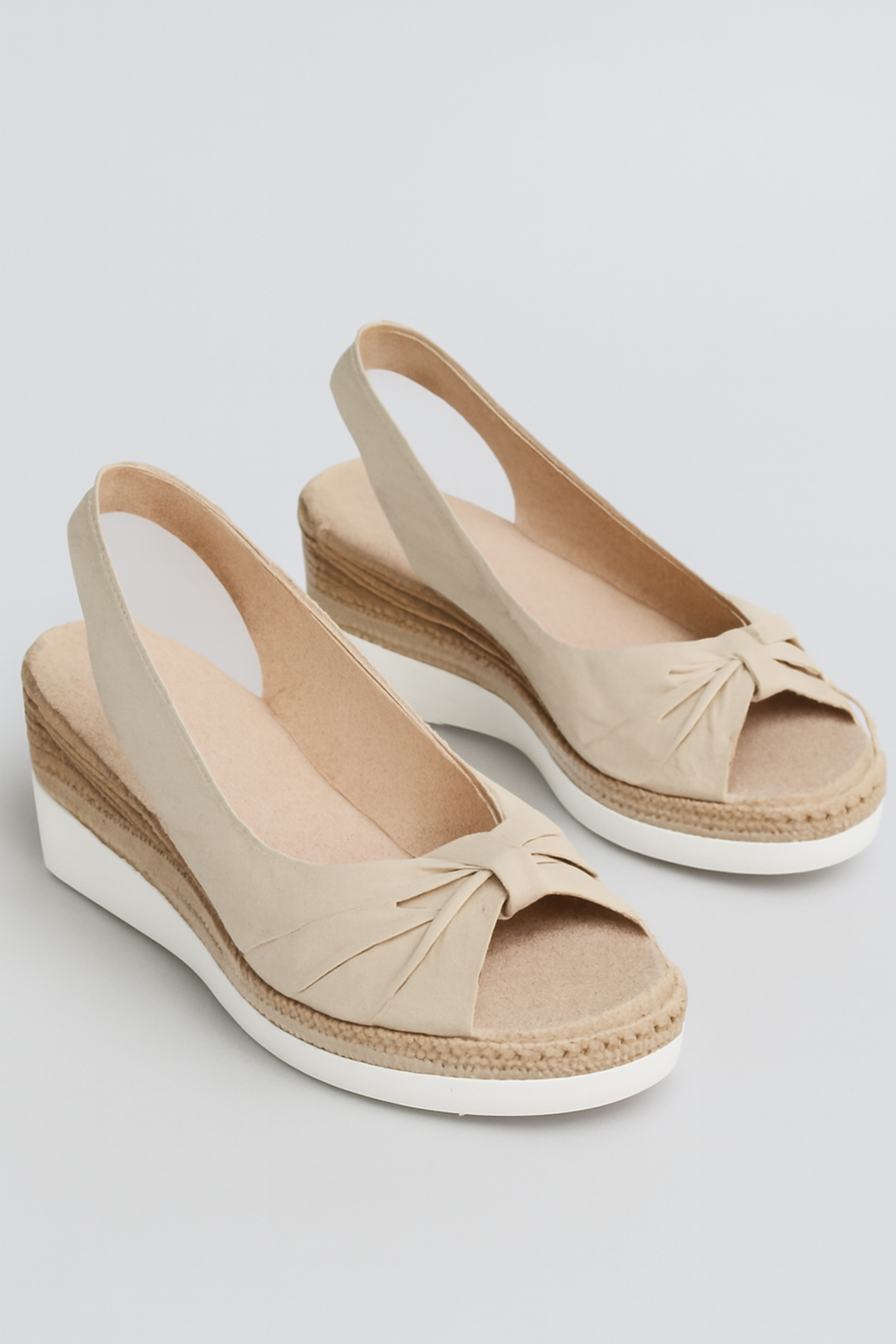 Adele | Keilsandalen mit Schleife für Damen – Bequem & Sommerlich