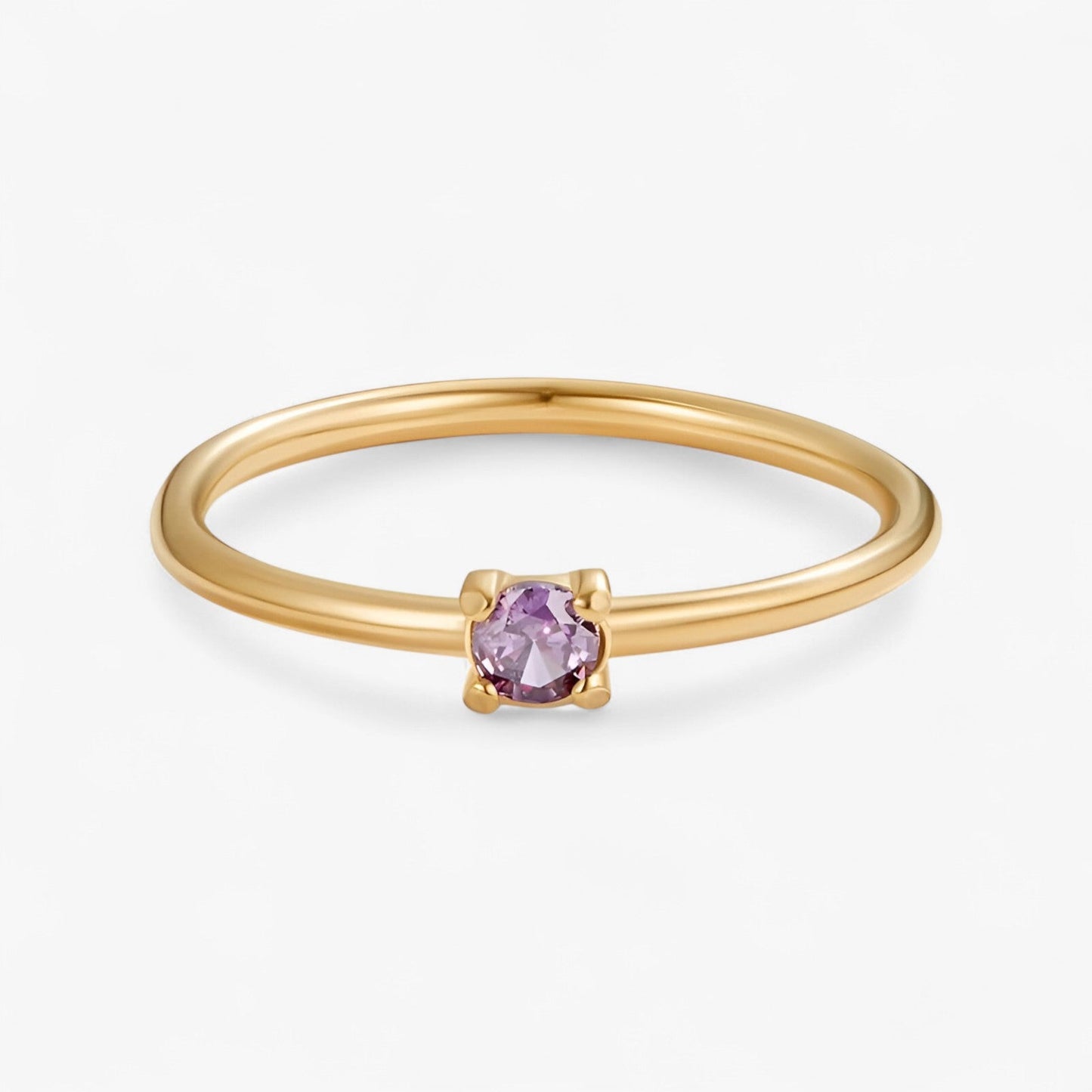 Geburtsstein 18K Ring