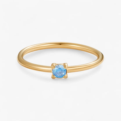 Geburtsstein 18K Ring