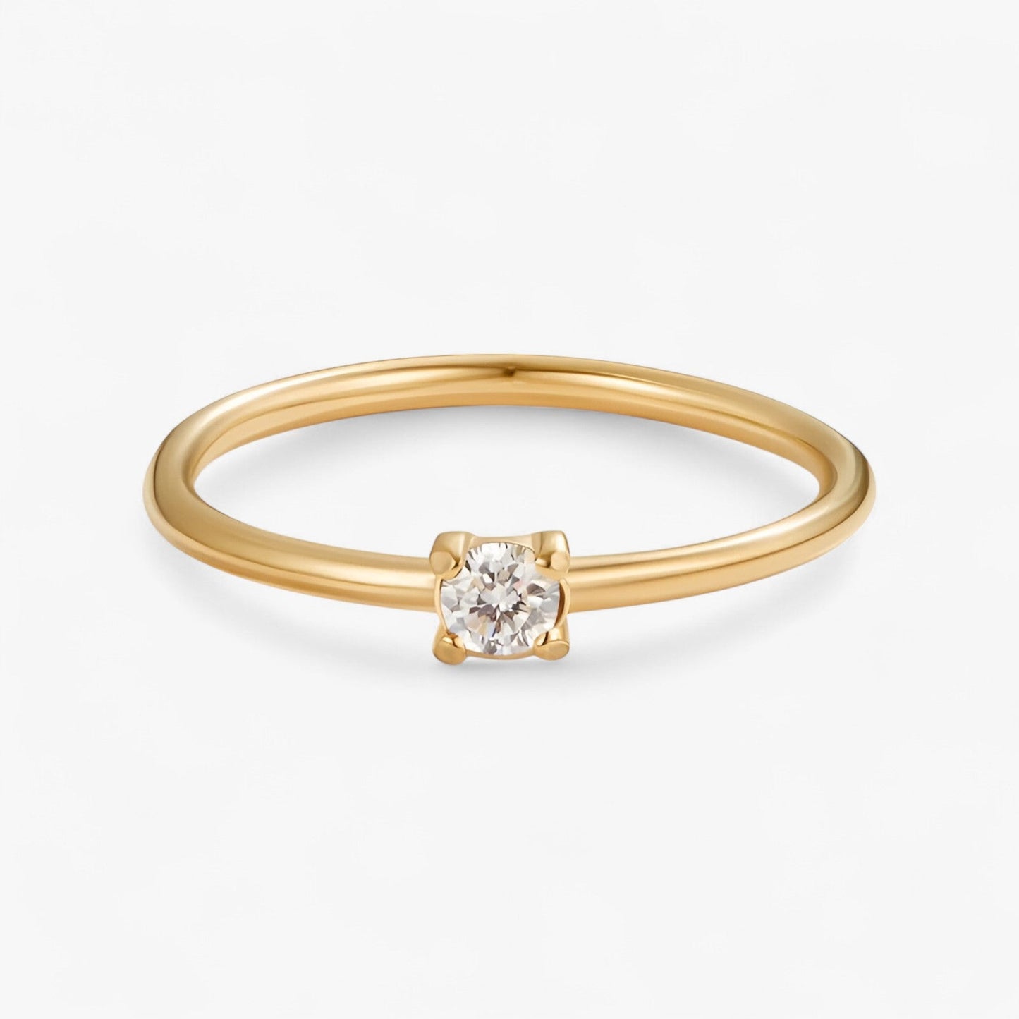 Geburtsstein 18K Ring