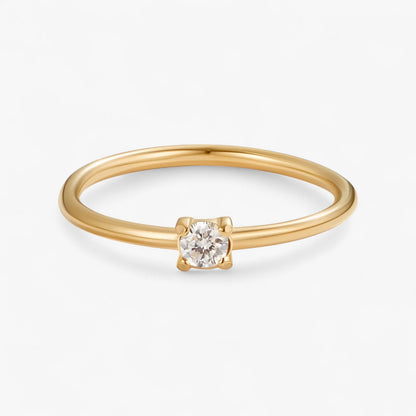 Geburtsstein 18K Ring