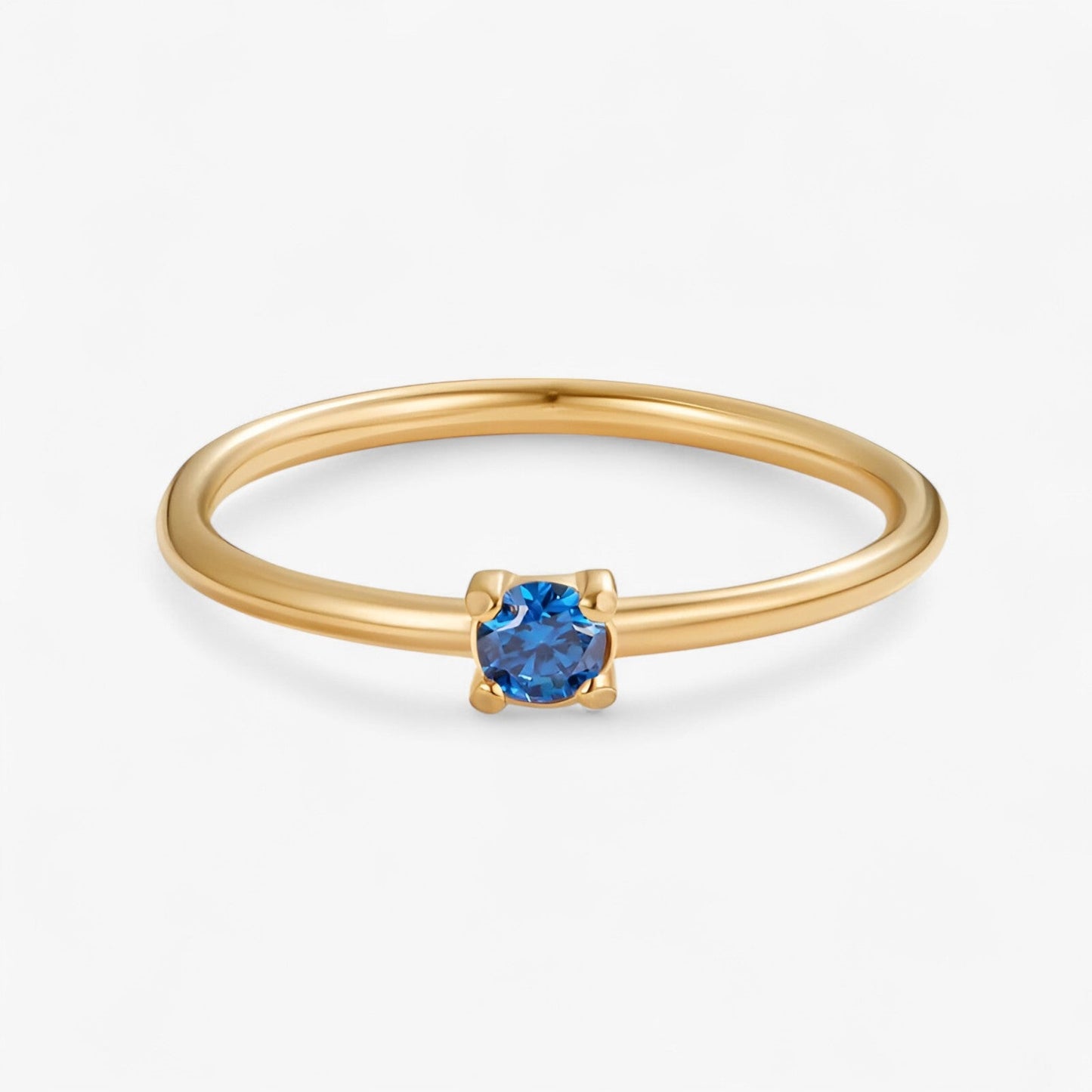 Geburtsstein 18K Ring