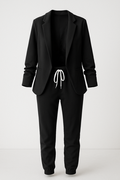 Amelie | Damen Blazer-Set mit Jogginghose