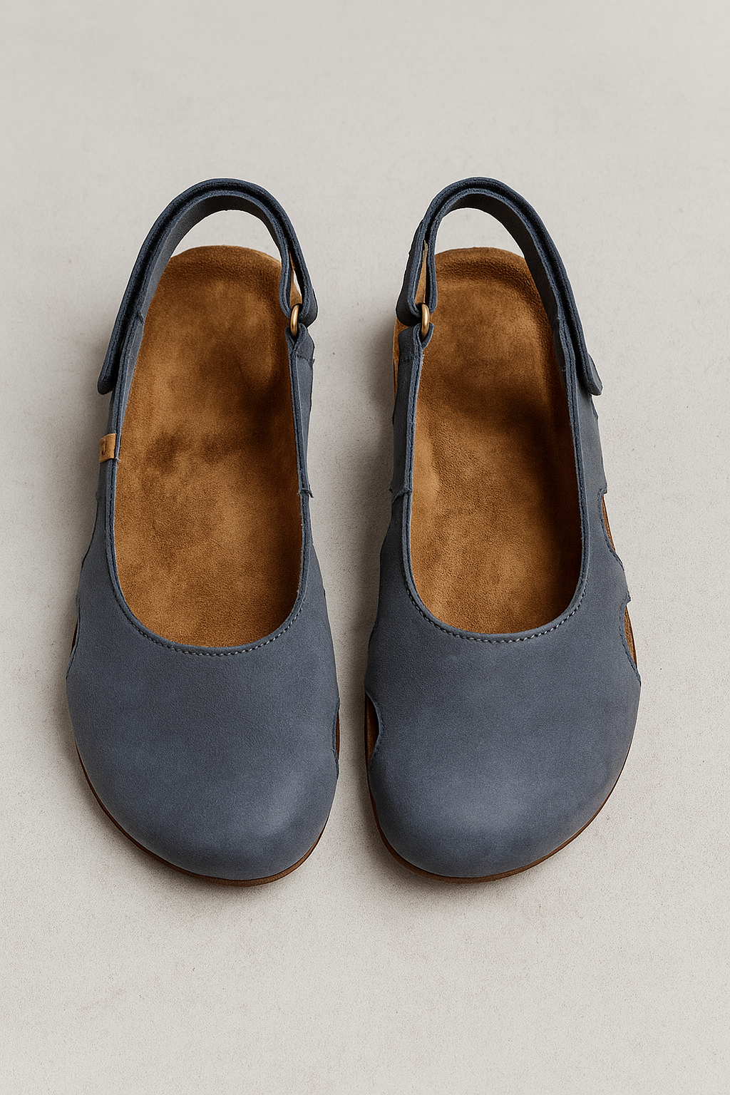 Ophelia | Keilsandalen aus Kunstleder mit Korkabsatz