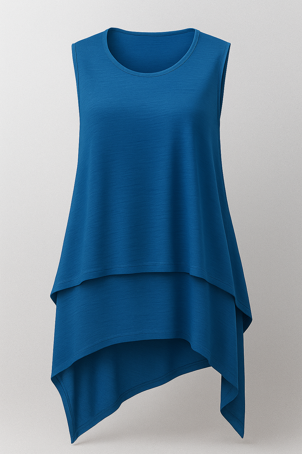 Aria | Fließendes asymmetrisches ärmelloses Top