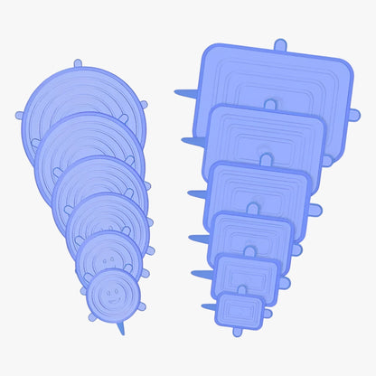 SealFresh™ | Silikon, wiederverwendbare Lebensmittelabdeckungen