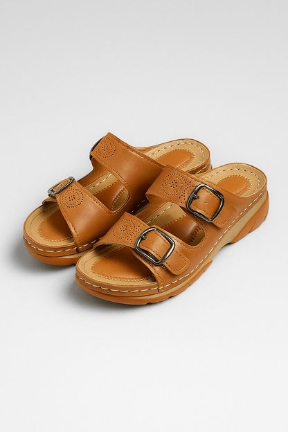 Onnelee | Damen Orthopädische Sandalen mit Schnallen Sommerkomfort