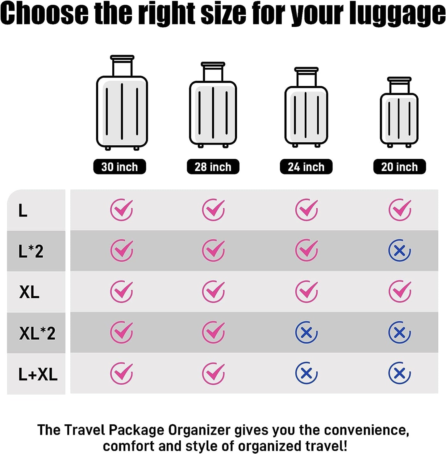 PackEase Pro™ - Dreifache Hängetaschen zum Organisieren