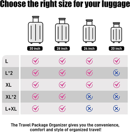 PackEase Pro™ - Dreifache Hängetaschen zum Organisieren