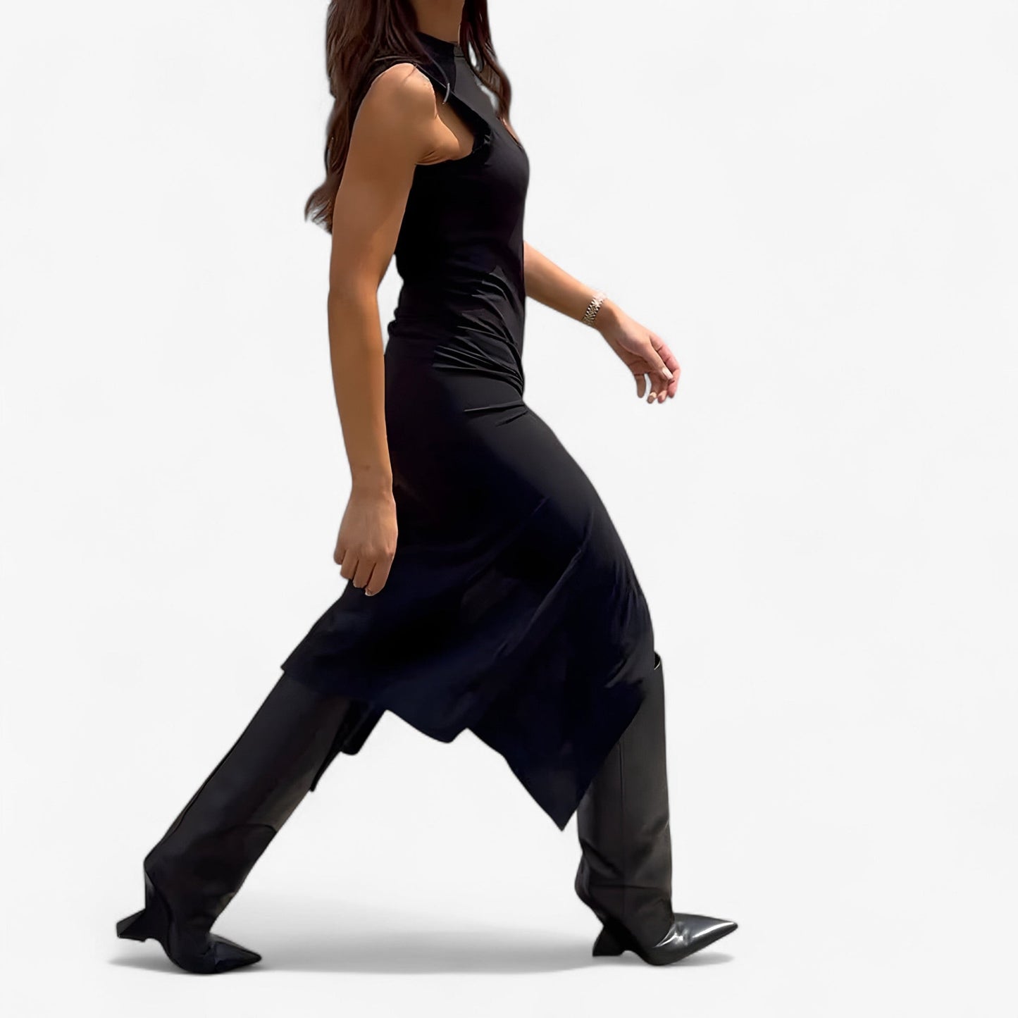 Abby | Langes ärmelloses Kleid