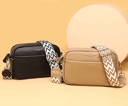 Elegante Leder Crossbody-Tasche