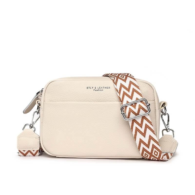 Elegante Leder Crossbody-Tasche