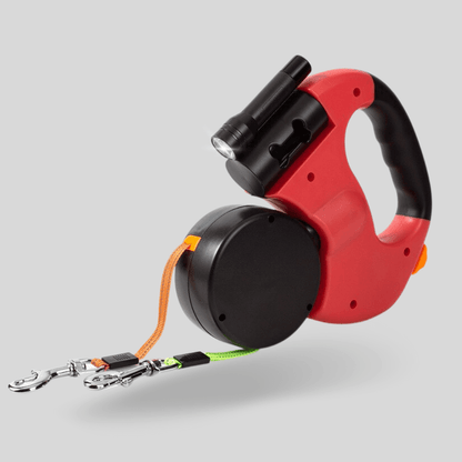 Doppelleine für Hunde - Multifunktionale Hundeleine