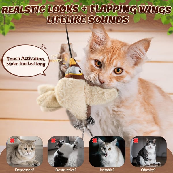 Chirp™ - Schluss mit der Langeweile - Ihre Katze bleibt aktiv und glücklich!