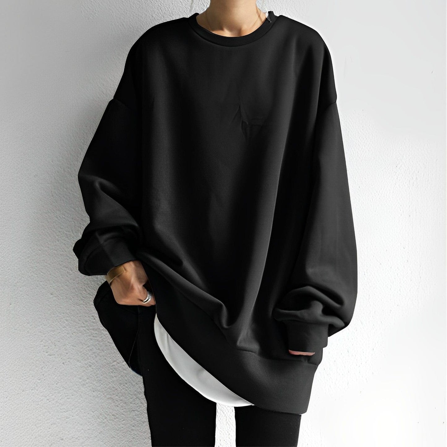Oversized Designer-Pullover – Jamila