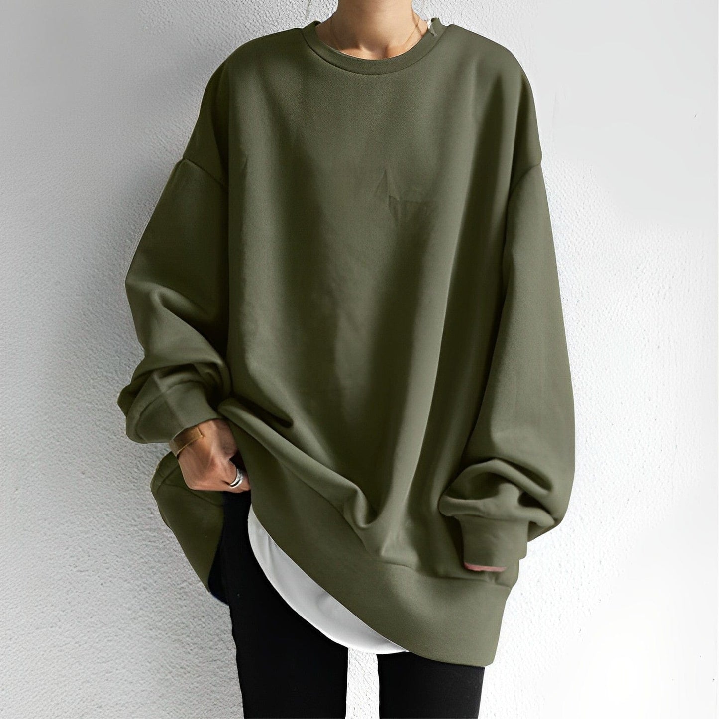 Oversized Designer-Pullover – Jamila
