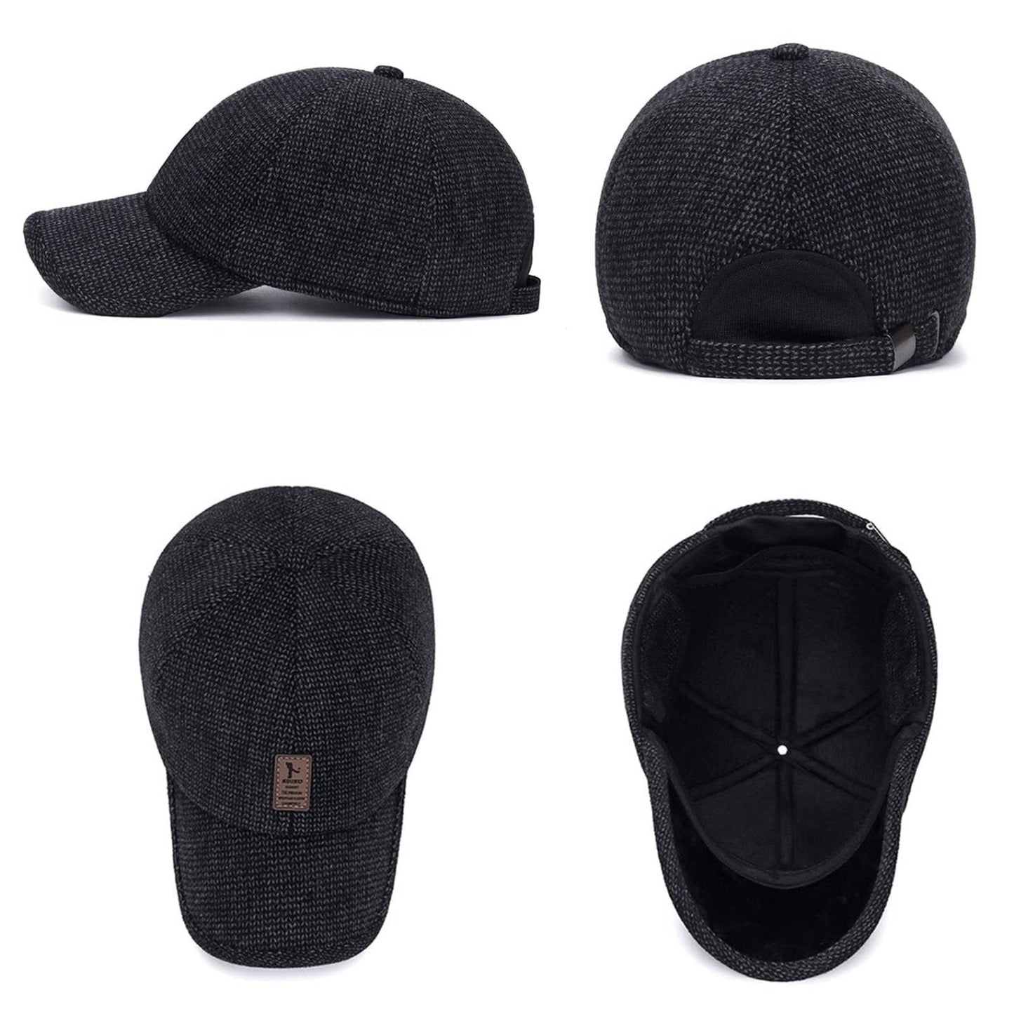 SnapHat™ - Strick Winter Baseballcap