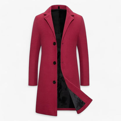 Lange Baumwolljacke - Elegant und geeignet für Business Casual Herren