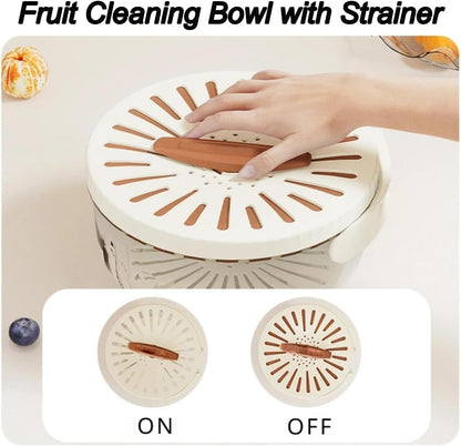 50% RABATT - FruitWash™ - 2-in-1 Abtropf- und Aufbewahrungskorb