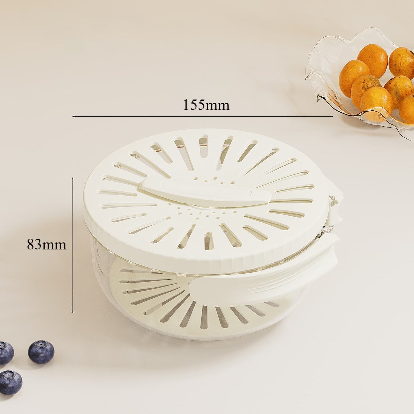 50% RABATT - FruitWash™ - 2-in-1 Abtropf- und Aufbewahrungskorb