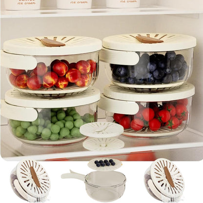 50% RABATT - FruitWash™ - 2-in-1 Abtropf- und Aufbewahrungskorb