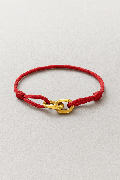 Lowen | Kordelarmband mit Bicolor-Glied