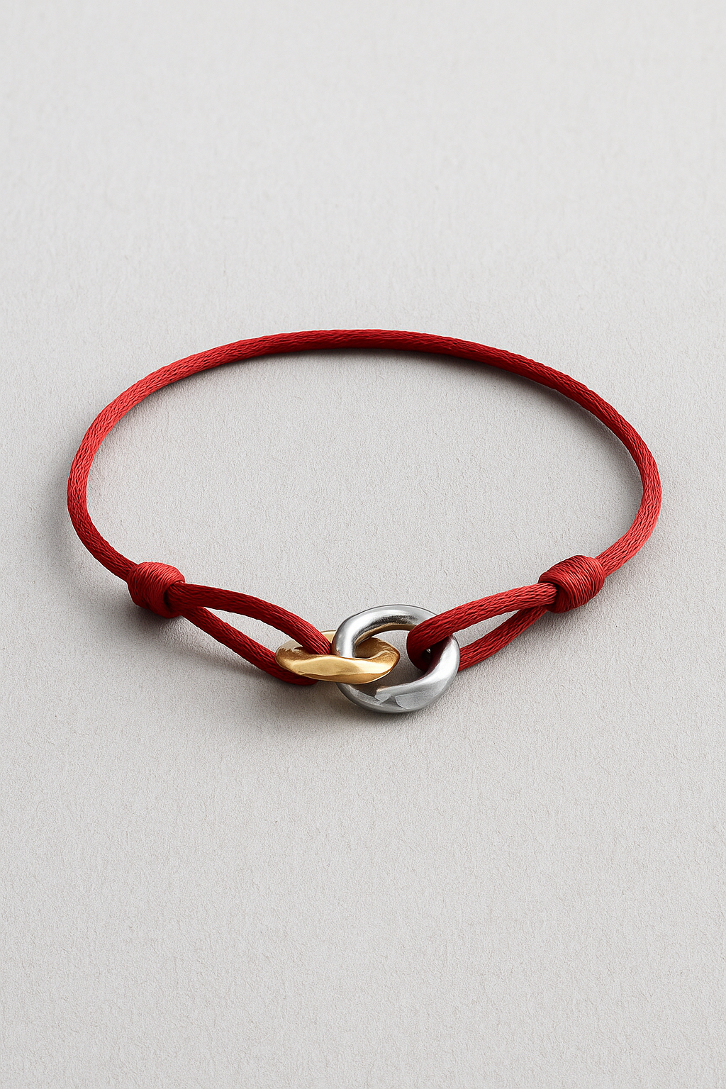 Lowen | Kordelarmband mit Bicolor-Glied