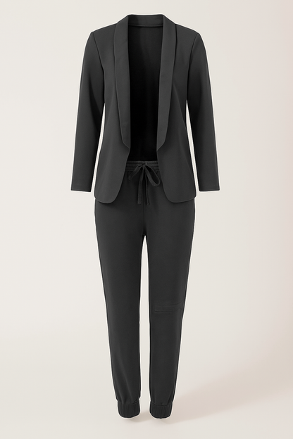 Amelie | Damen Blazer-Set mit Jogginghose