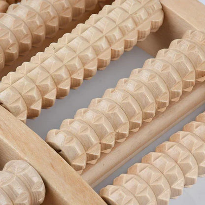 FootEase™ - Holz-Fußroller-Massagegerät | 50 % RABATT