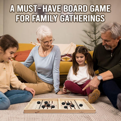 SkillShot™ | Hölzerne Puckschleuder Geschicklichkeitsspiel