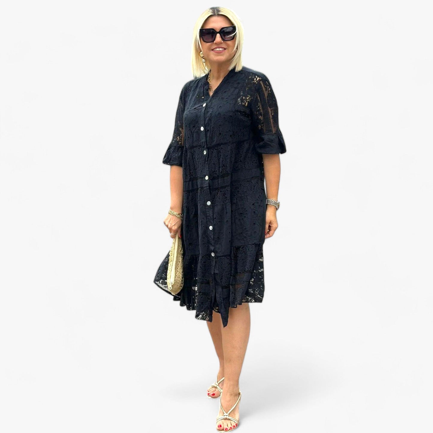 Spitzenkleid - Zeitlose Eleganz mit zarten Details