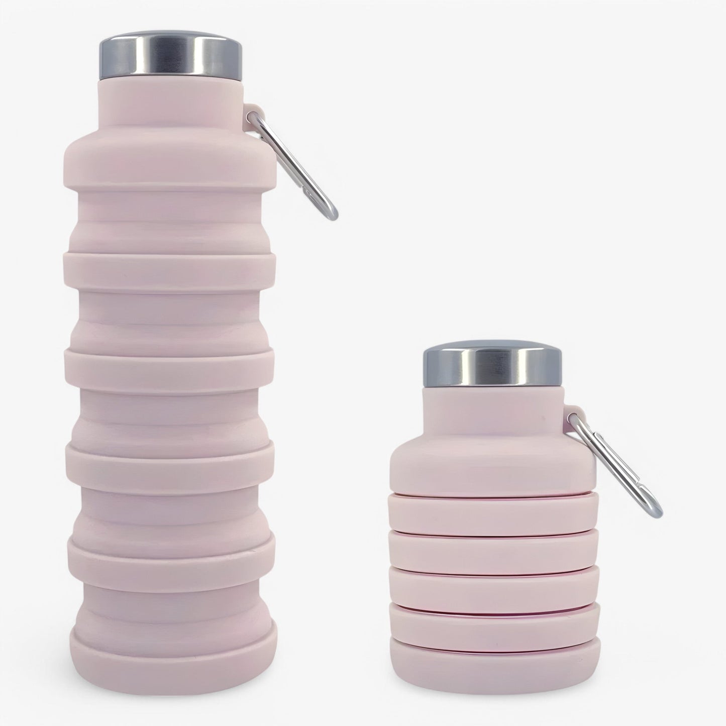 FlexiBottle™ | Faltbare 500ml Silikon-Wasserflasche | 1+1 GRATIS