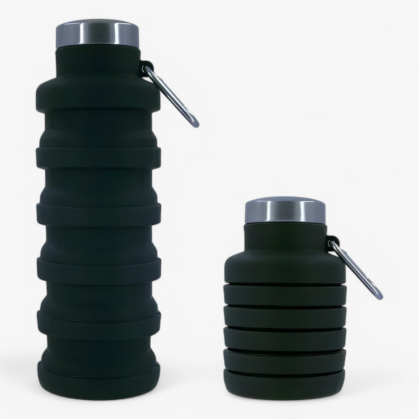 FlexiBottle™ | Faltbare 500ml Silikon-Wasserflasche | 1+1 GRATIS