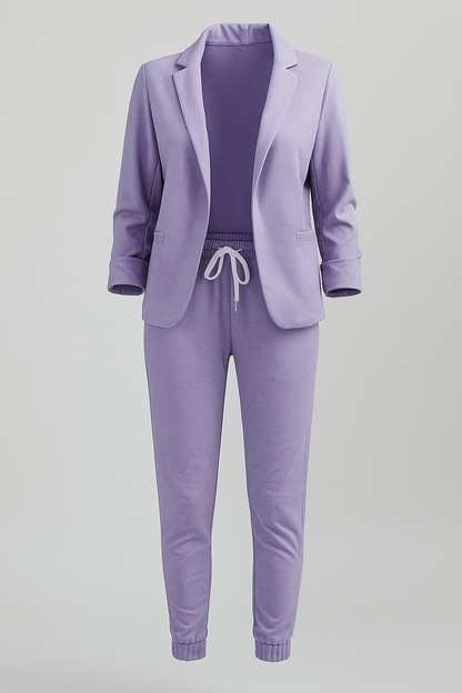 Amelie | Damen Blazer-Set mit Jogginghose