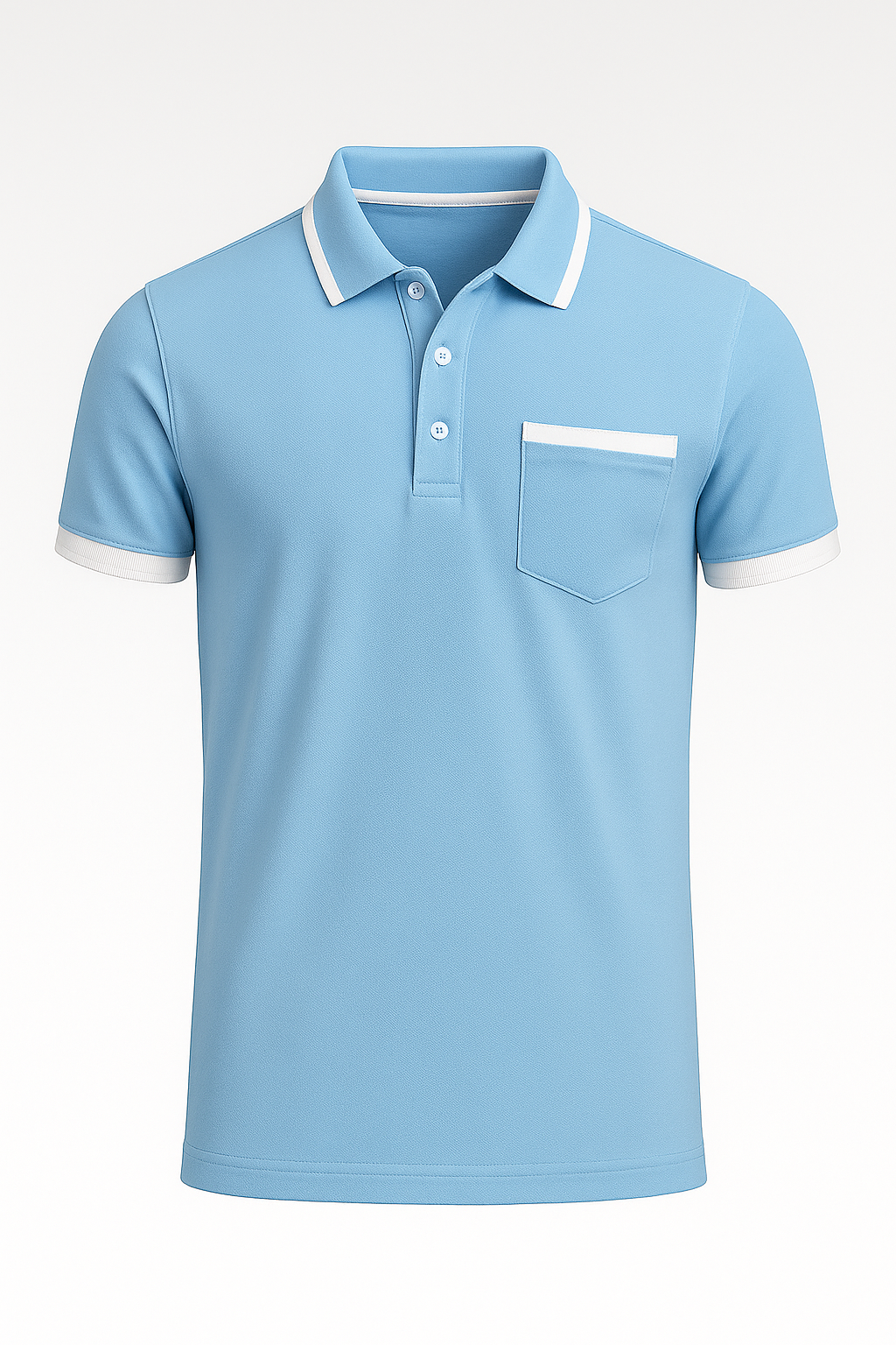 Rue | Elegantes Herren-Polo mit Kontrast-Details