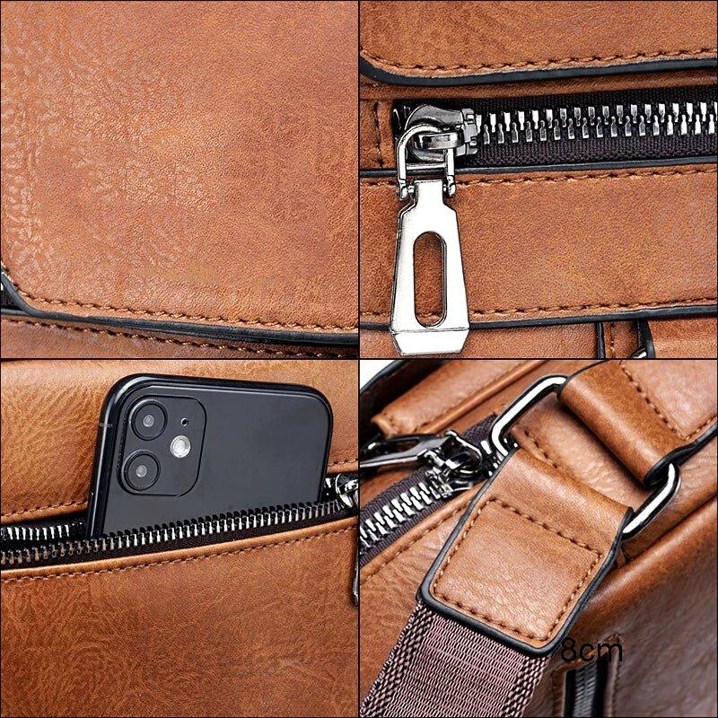 LuxeLeather™ Schultertasche - Modern und stilvoll