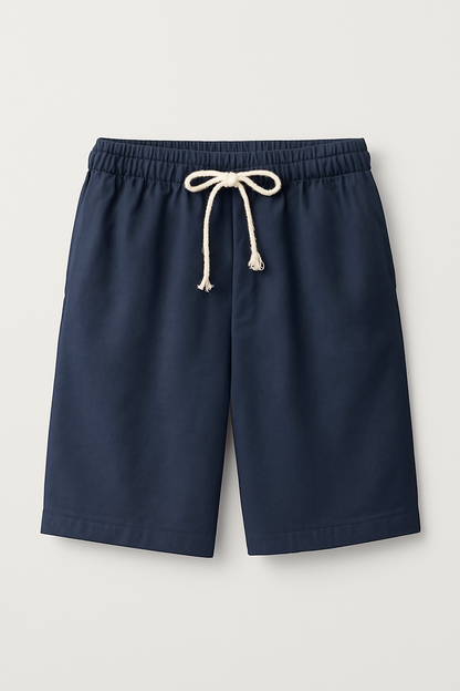 Aiden | Leichte Sommer-Shorts aus Leinen mit Kordelzug