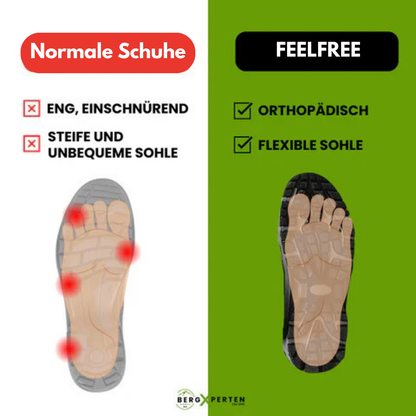 FeelFree Ergo – ergonomischer & wasserdichter Schmerzlinderungs-Schuh - Sonderaktion 1+1 Gratis