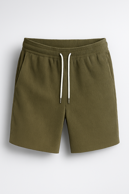 Milan | Freizeit-Shorts aus Cord mit Kordelzug