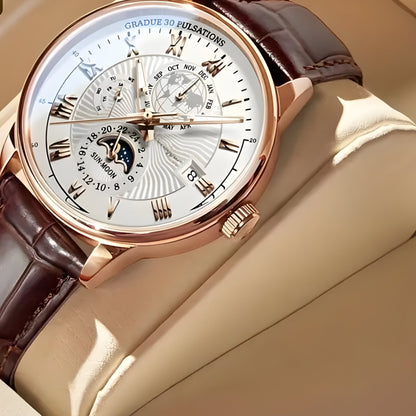 PhaseClock™ - Luxusmechanisches Armbanduhr für Männer