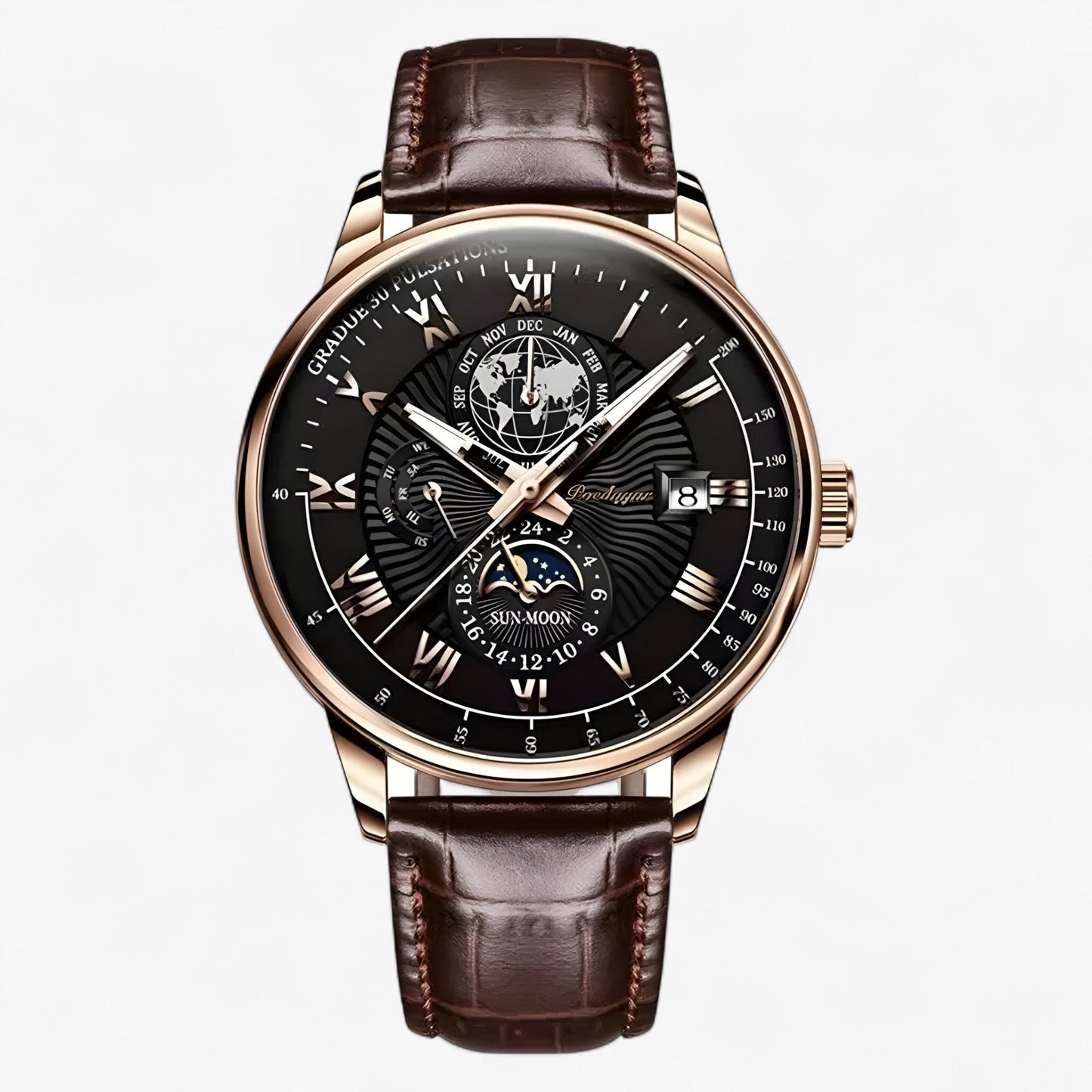 PhaseClock™ - Luxusmechanisches Armbanduhr für Männer