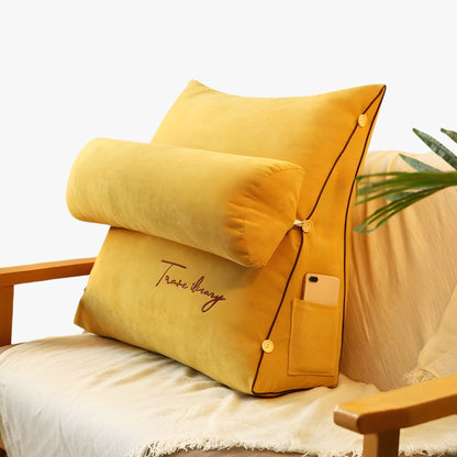 Kopfkissen - Dreieckiges Rückenlehnenkissen